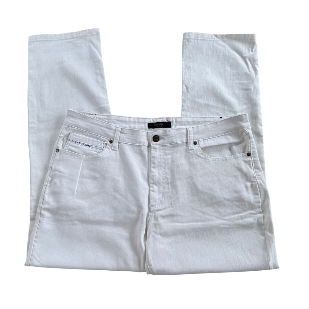 Ethanol Men’s Size 40 Pure White Straight Dress Casual Pants